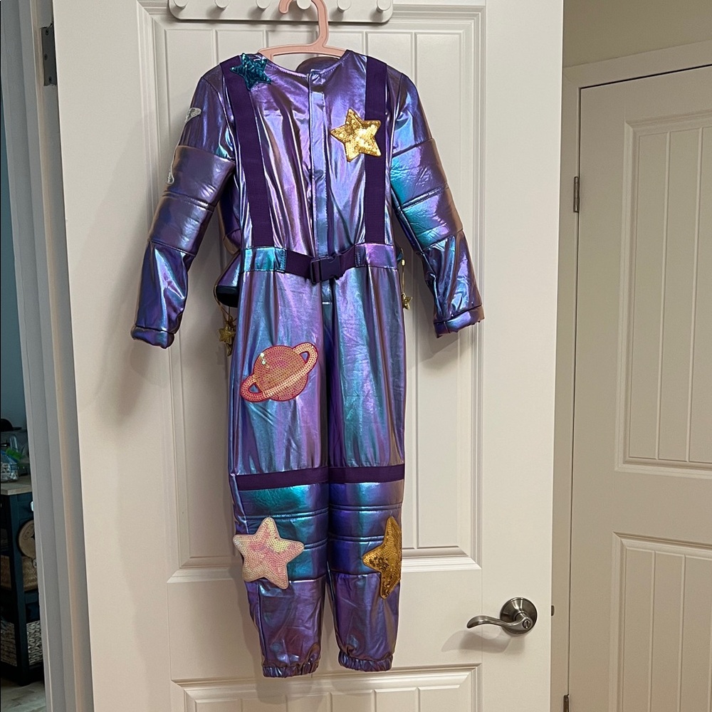 Pottery Barn Kids Shimmering Purple Space Costume 4T -6T